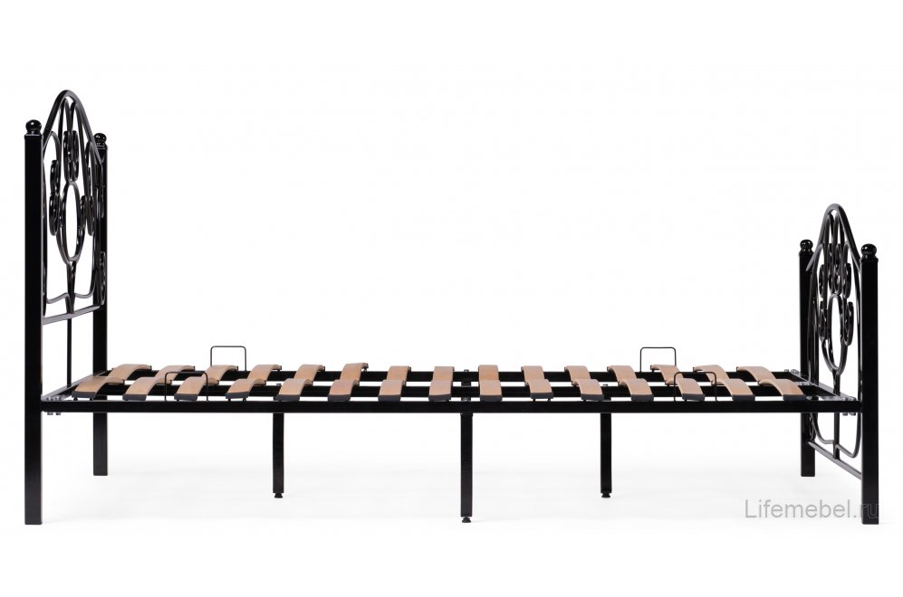 Двуспальная кровать Викси 180х200 черная