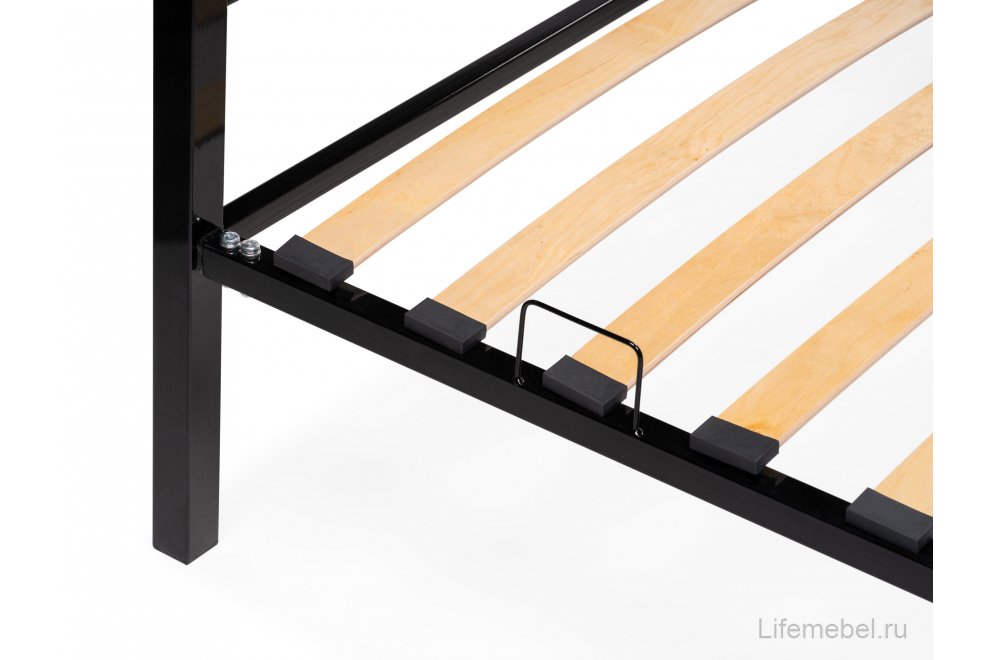 Двуспальная кровать Викси 180х200 черная