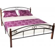 дерево, черный металл