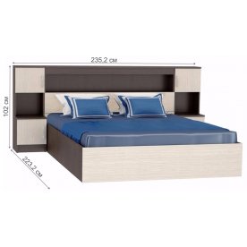 Двуспальная кровать Бася