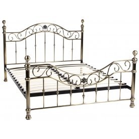Кровать BD-604 160х200 античная медь