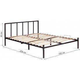 Двуспальная кровать Bruno