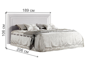 Кровать из дерева Амели