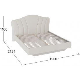 Двуспальная кровать Сабрина ТД-307.01.01