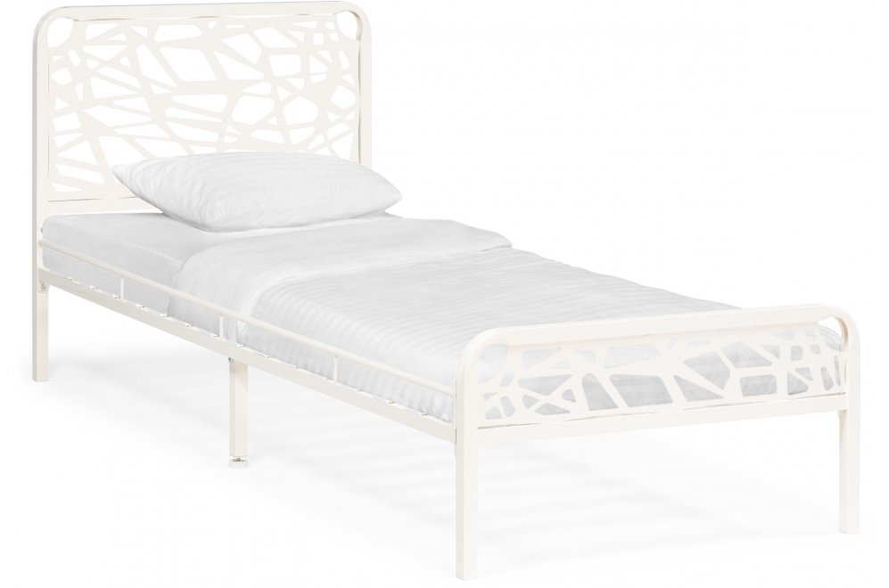 Односпальная кровать Кубо 90х200 белый