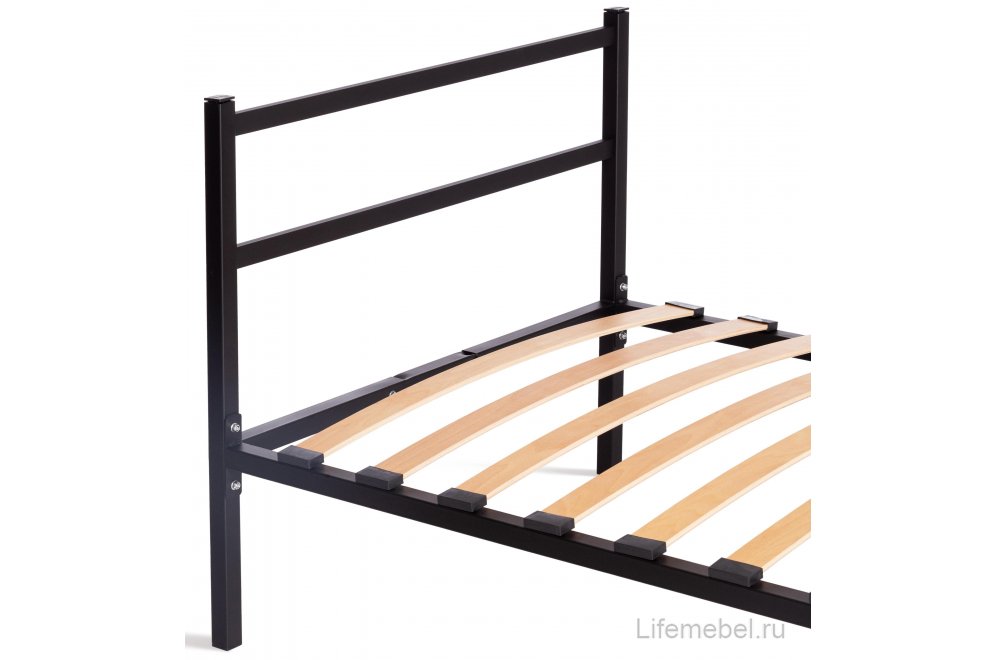 Односпальная кровать Marco 90х200 черный