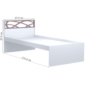 Односпальная кровать Саманта