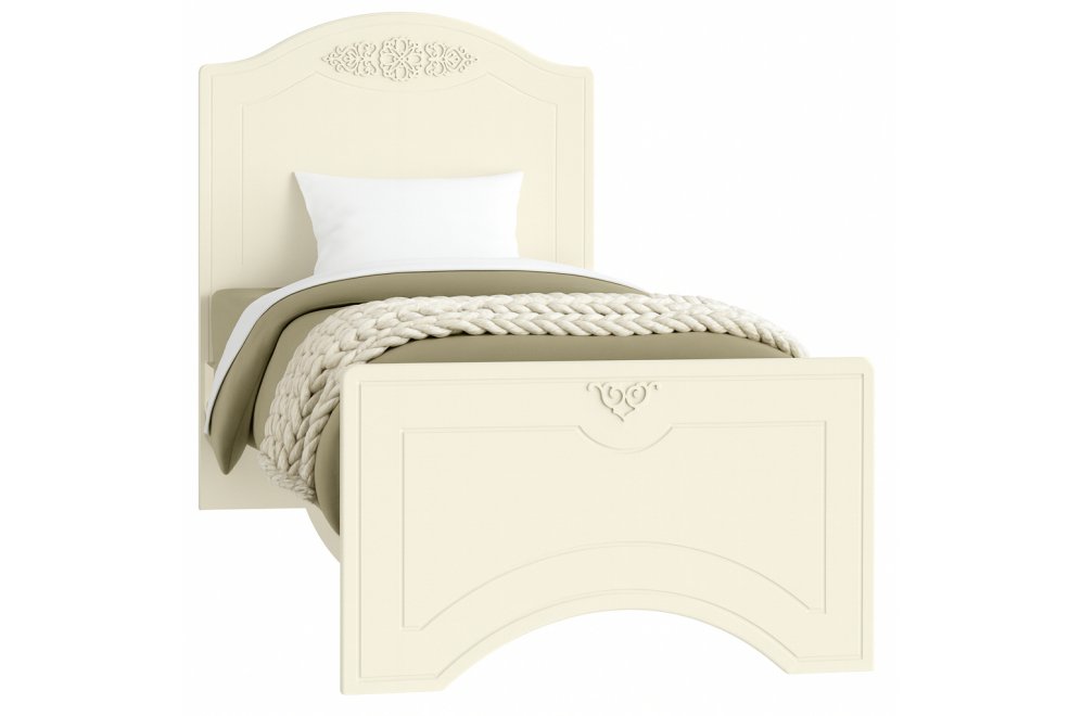 Односпальная кровать Ассоль плюс АС-26 80х200 ваниль