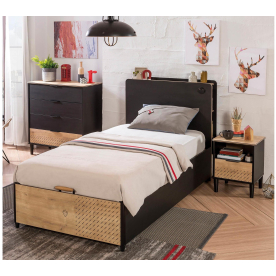 Односпальная кровать Black