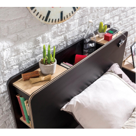 Односпальная кровать Black