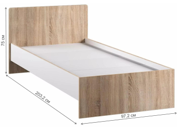 Односпальная кровать Бланка