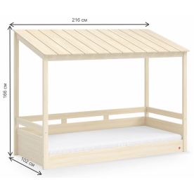 Односпальная кровать Montes Baby