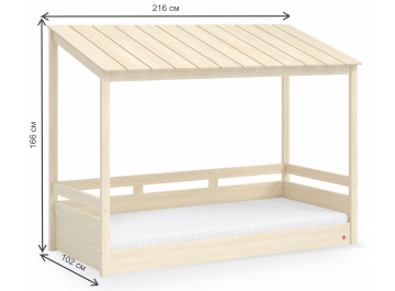 Односпальная кровать Montes Baby
