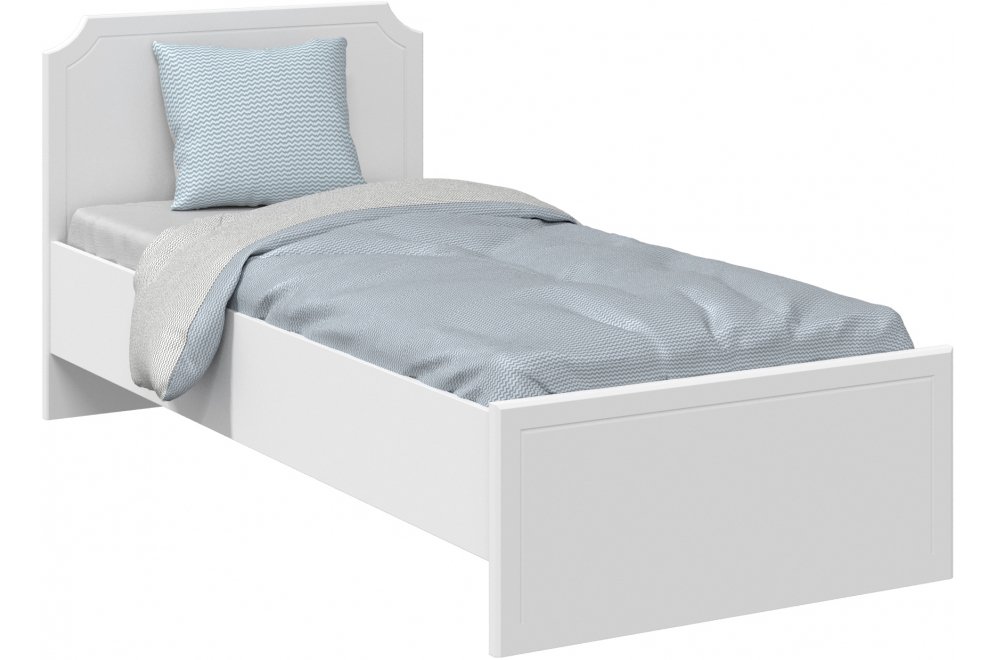 Односпальная кровать ДримСтар ДС-50 90х200 белое дерево