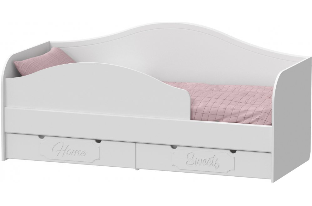 Софа ДримСтар ДС-51 80х200 белое дерево