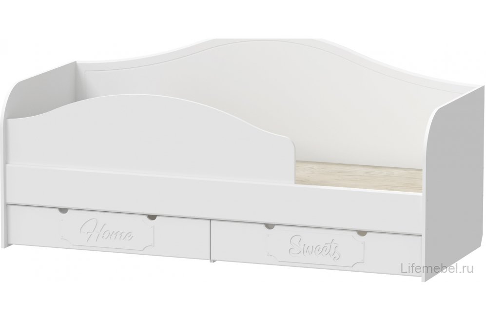 Софа ДримСтар ДС-51 80х200 белое дерево