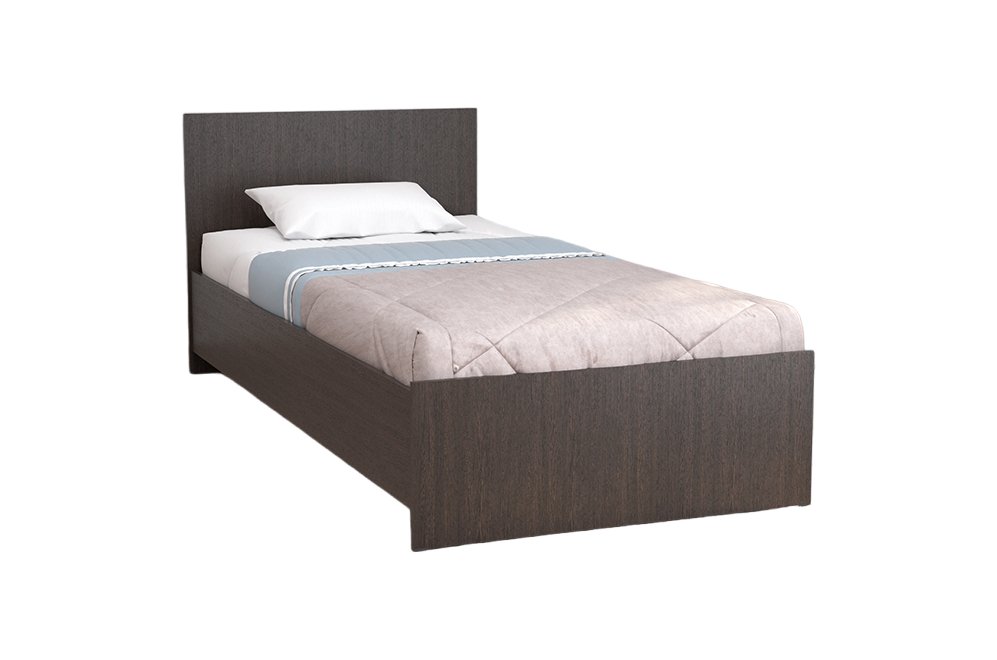 Односпальная кровать Кэт-7 арт.032 90х200 венге linum