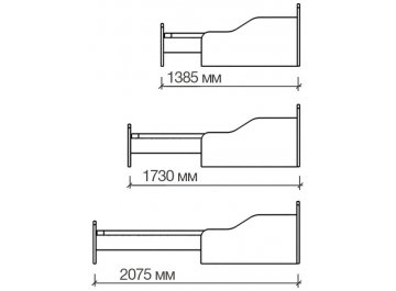 Односпальная кровать КТД КБЕ