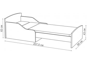 Односпальная кровать КТД НБЕ
