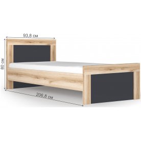 Односпальная кровать Лаэль Сканди