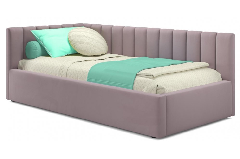 Тахта Milena 90х200 лиловый велюр