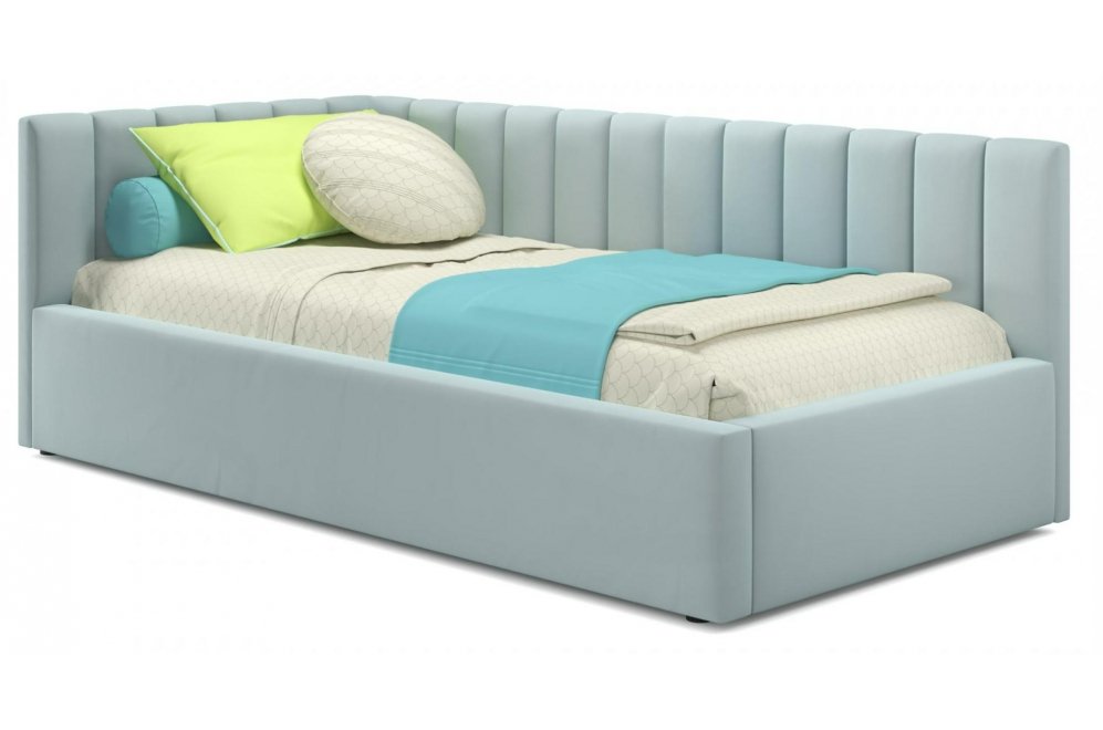 Тахта Milena 90х200 с ПМ велюр мята пастель