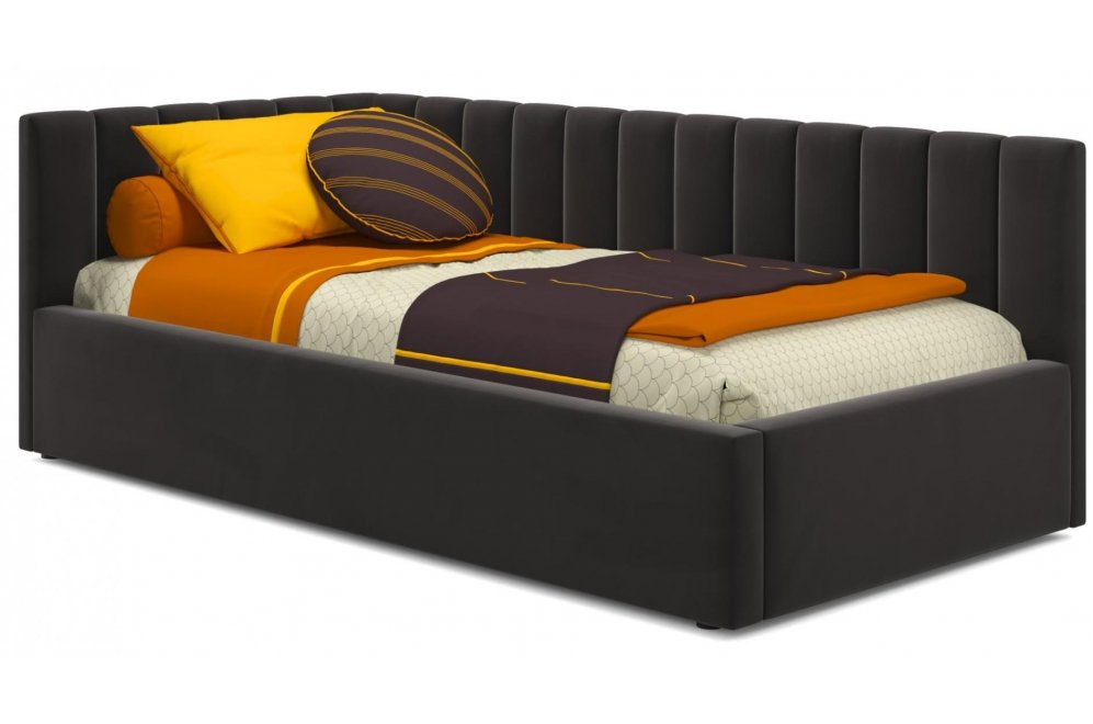 Тахта Milena 90х200 велюр шоколад