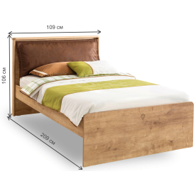 Односпальная кровать Mocha