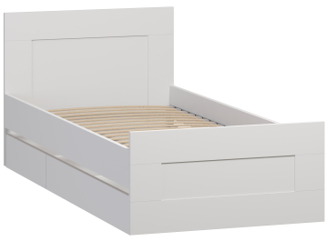 Детская кровать Сириус 90х200 белый