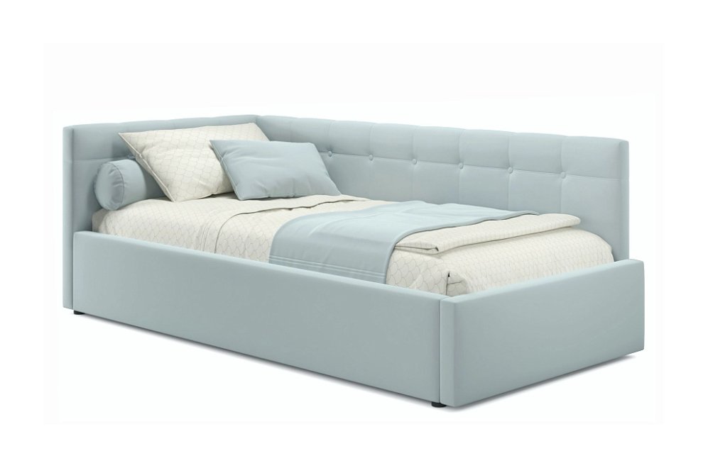 Тахта Bonna 90х200 велюр мята пастель