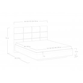 Односпальная кровать Victoria