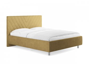 Односпальная кровать Vivien горчичный эвита
