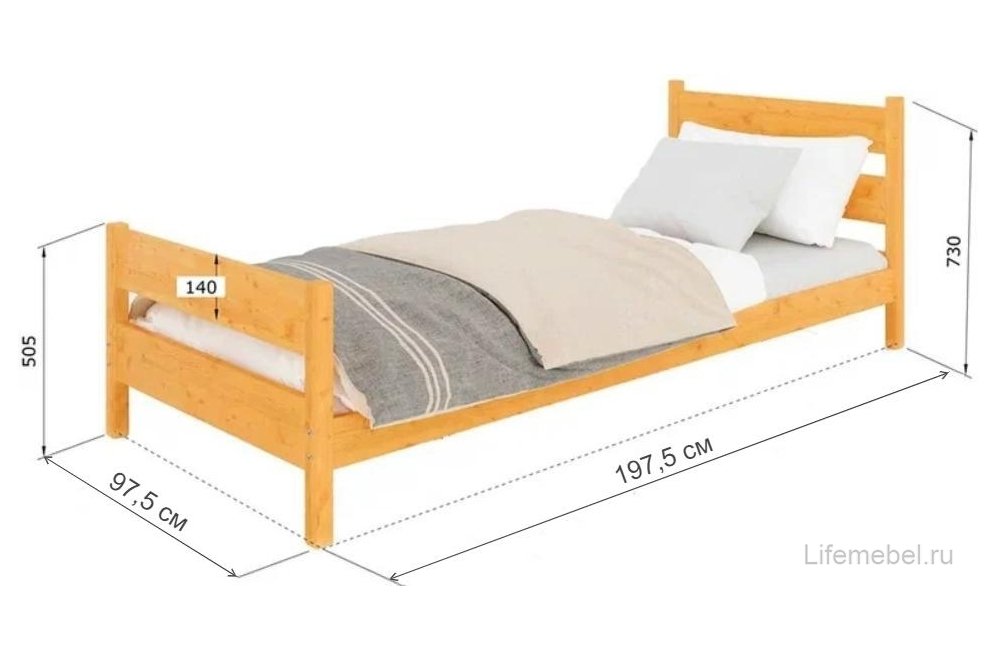 Подростковая кровать Маджава 90х190