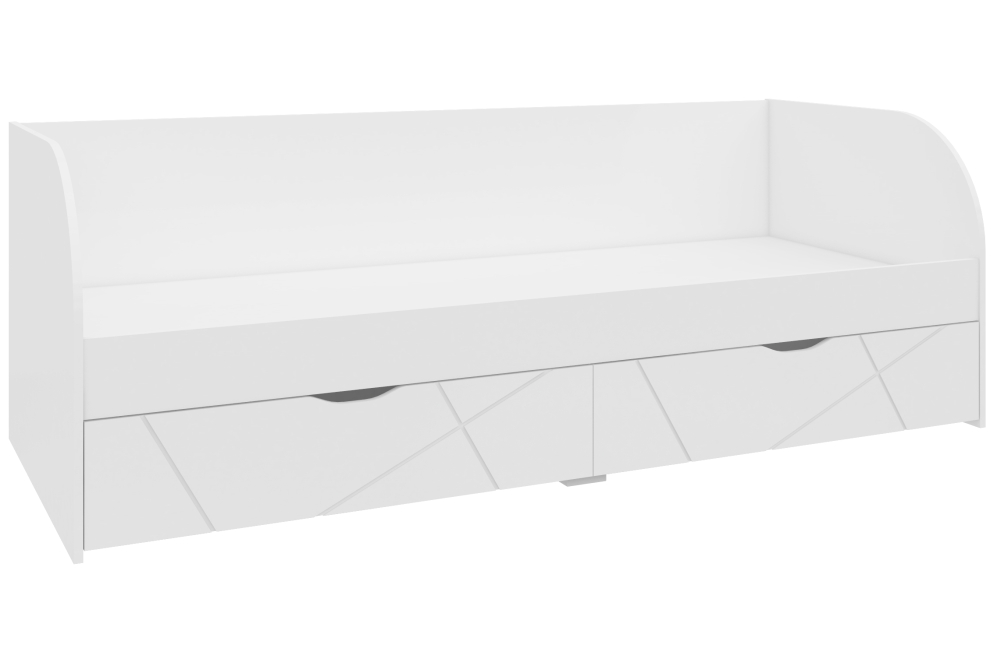 Софа Хауза 80х200 белый глянец