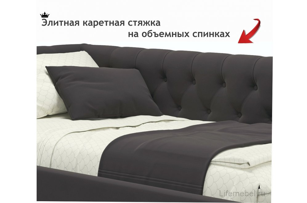 Тахта Afelia 90х200 шоколад