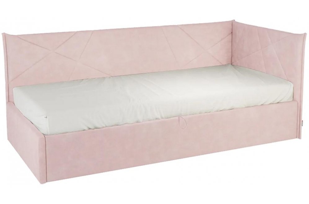 Тахта Бест 90х200 с ПМ нежно-розовый велюр