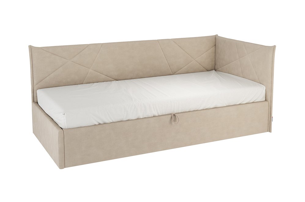 Тахта Бест 90х200 с ПМ велюр капучино