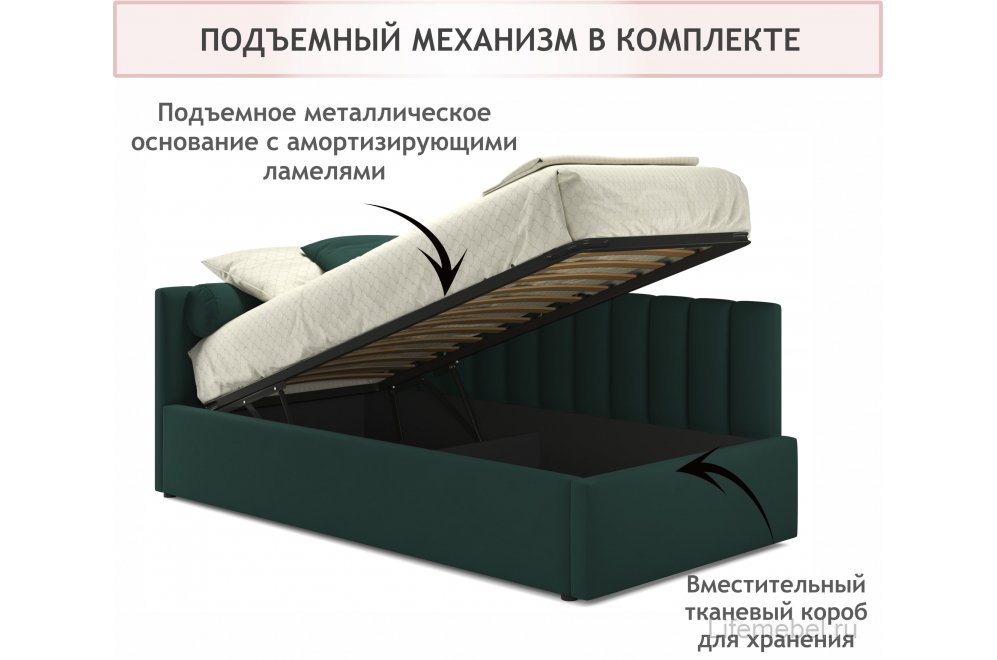 Тахта Венера 90х200 изумруд