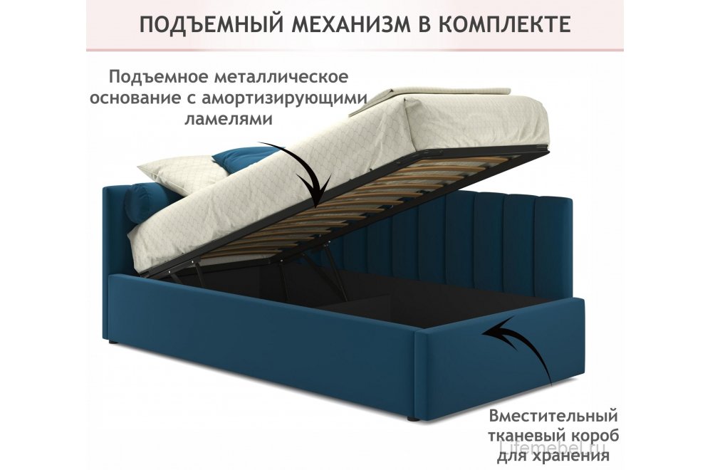 Тахта Milena 90х200 синяя