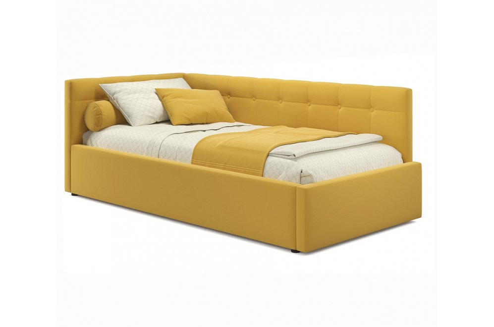 Тахта Bonna 90х200 велюр желтый