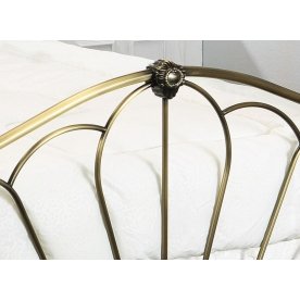 Кровать BD-95 140х200 античная медь