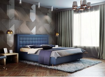 Полутораспальная кровать Афродита-8-2