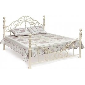 Кровать полутораспальная Victoria 140 х 200 см antique white