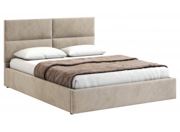 Полутораспальная кровать Афродита-4 велюр bingo denim