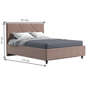 Полутораспальная кровать Амбер