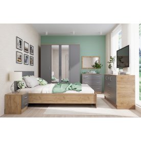 Полутораспальная кровать арт.017