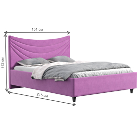 Полутораспальная кровать Бэлла