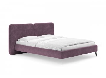 Двуспальная кровать Brooklyn лаванда микровелюр