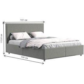 Полутораспальная кровать Comfy