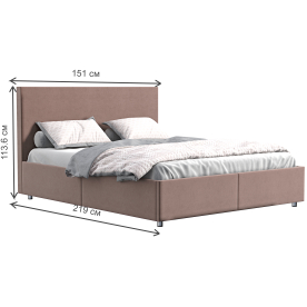 Полутораспальная кровать Comfy